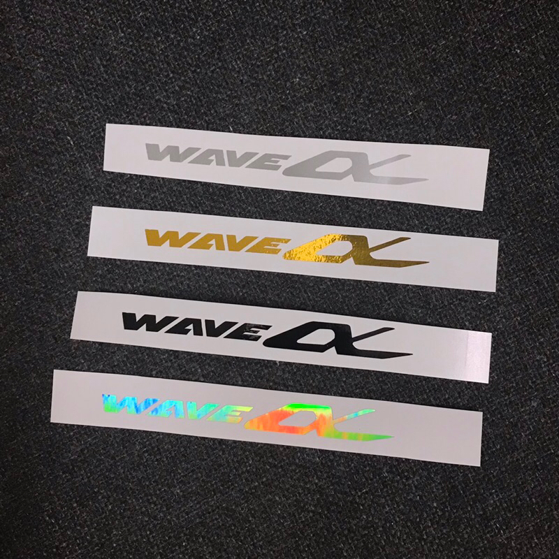 Wave A LOGO CAR STICKER (small size) | Shopee Malaysia