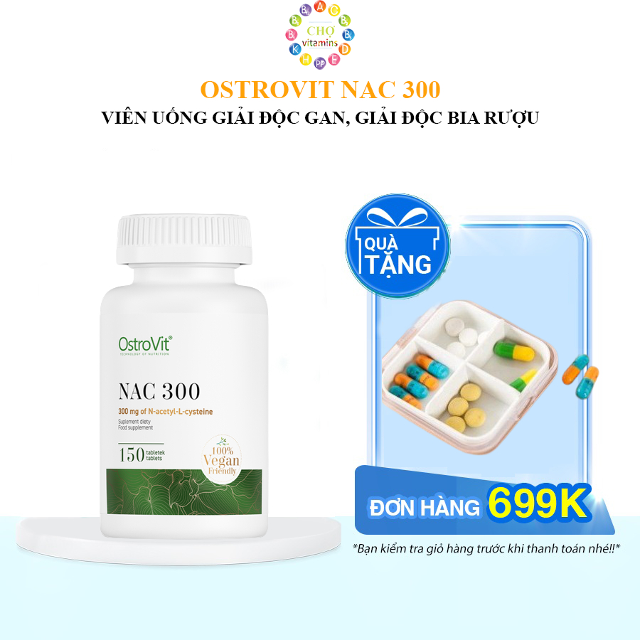 Ostrovit NAC 300 - Liver Detoxifying Tablets, Alcohol Detoxification ...