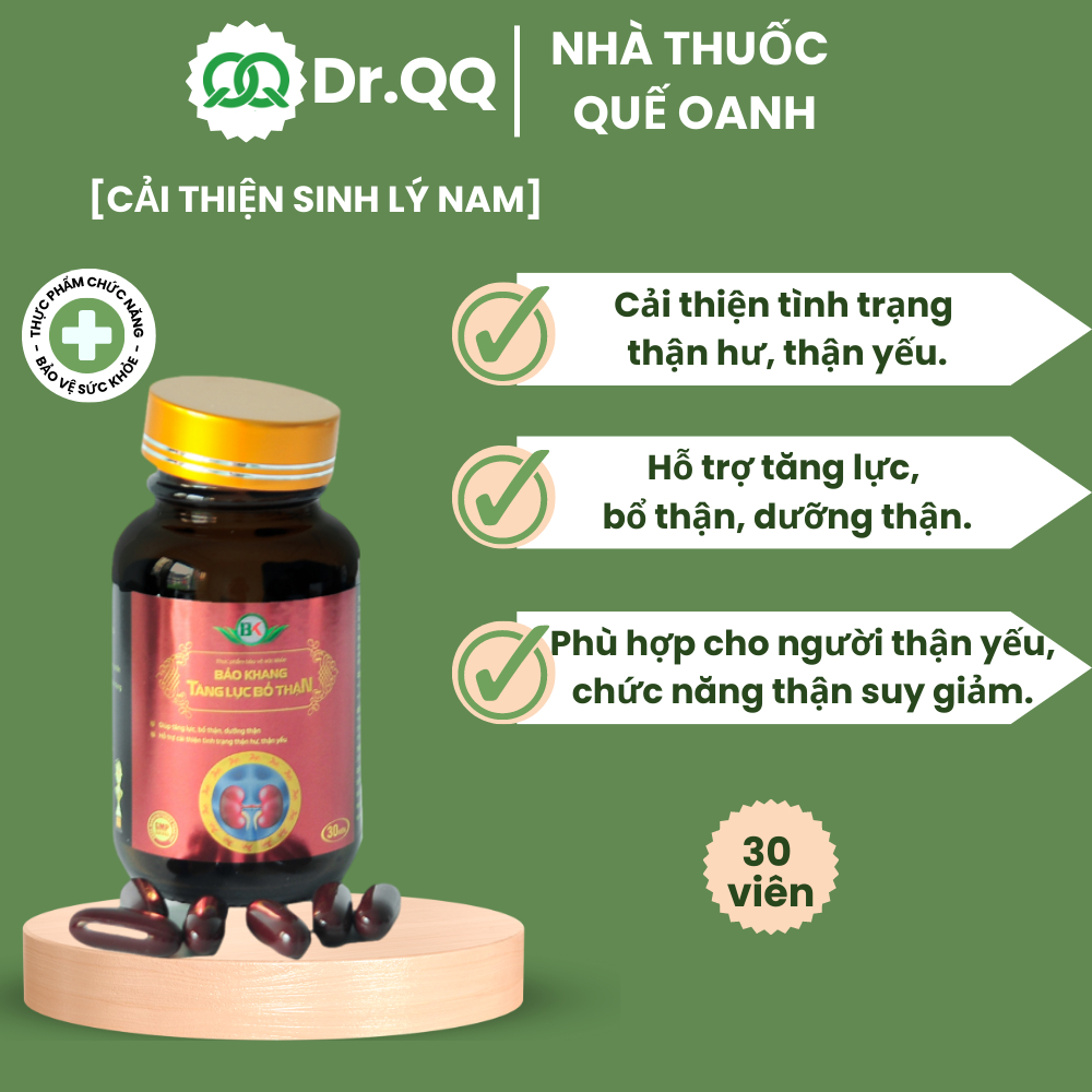 Bao Khang Oral Tablets Increase Kidney Strength To Help Nourish The