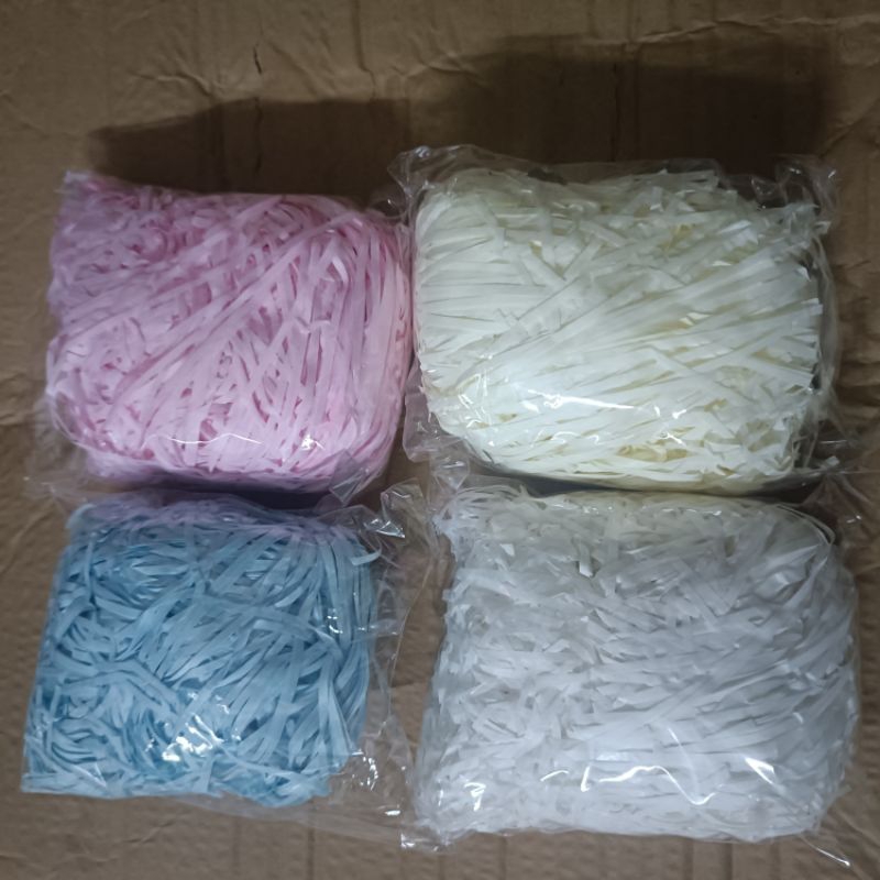 Straw paper shredded paper gift box lining (50g) | Shopee Malaysia
