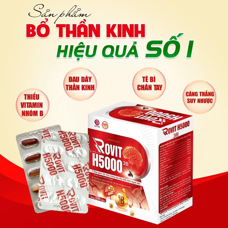 Rovit VITAMIN 3B Nerve Tonic, B VITAMIN Deficiency, Nerve Pain