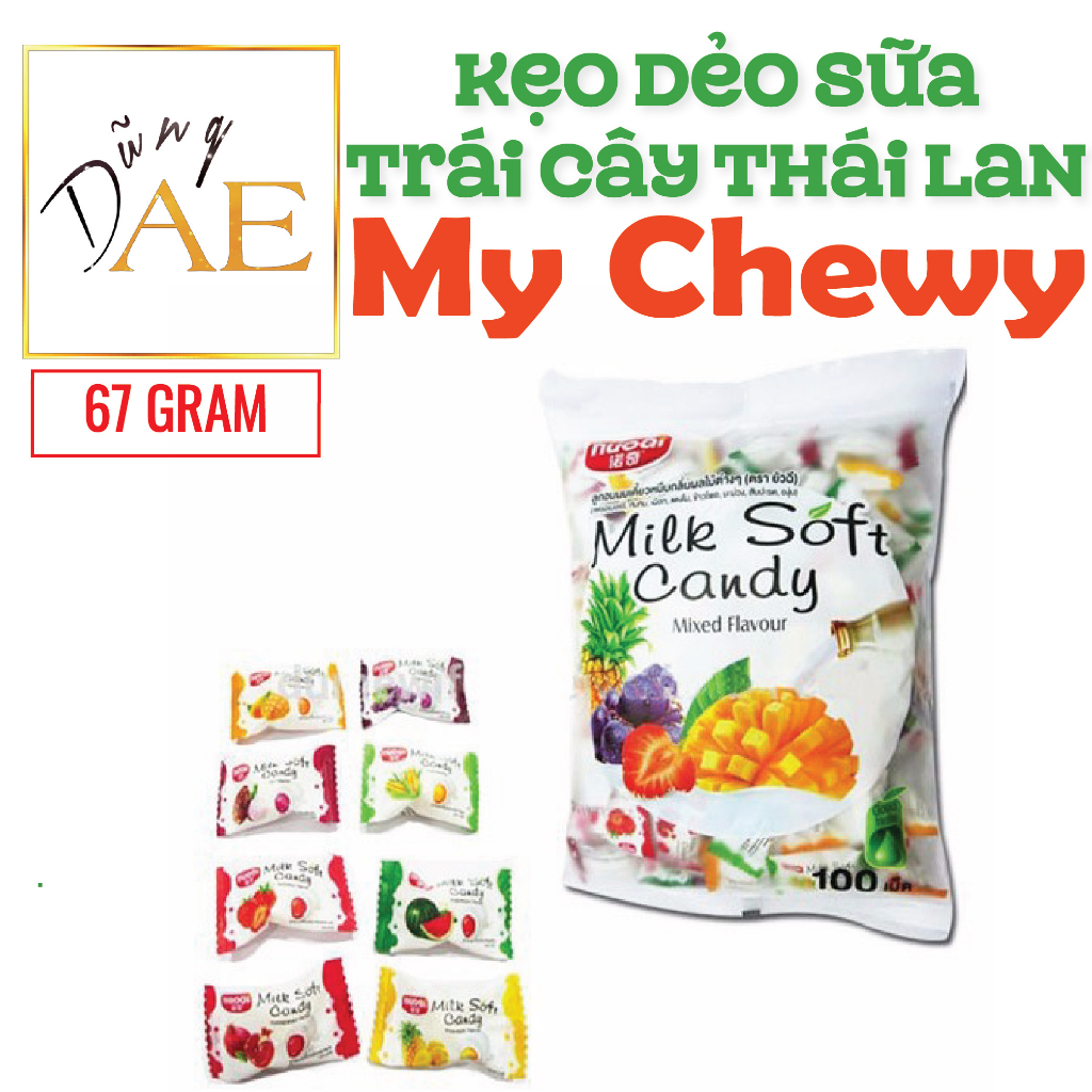 My Chewy Milk Candy Thailand Small Size - My Chewy Milk Candy 67G ...