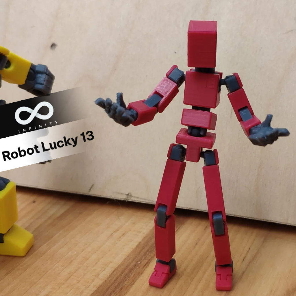 Lucky Robot Model Kit 13 With Super Real Movement Match Shopee Malaysia