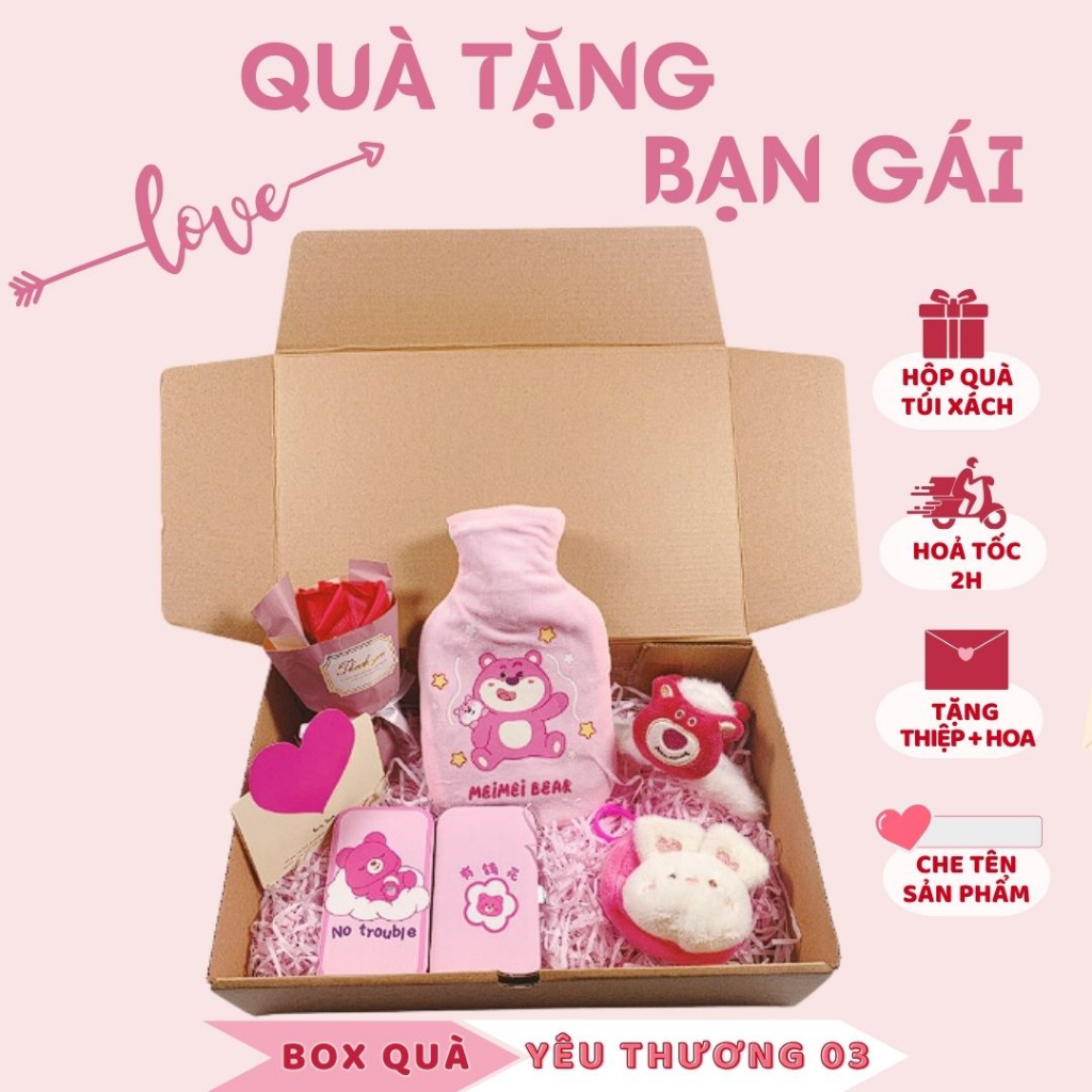 Set Genji Hot Pack Birthday Gift Box Girlfriend Gift Box Gift Box Gift Menstrual Pack For