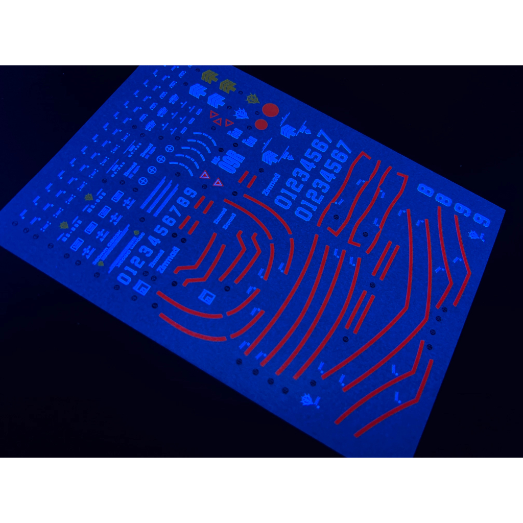 XUEYAN MODEL DECAL - MG-87 REFLECTIVE WATER DECAL FOR MG 1/100 MODEL MS ...