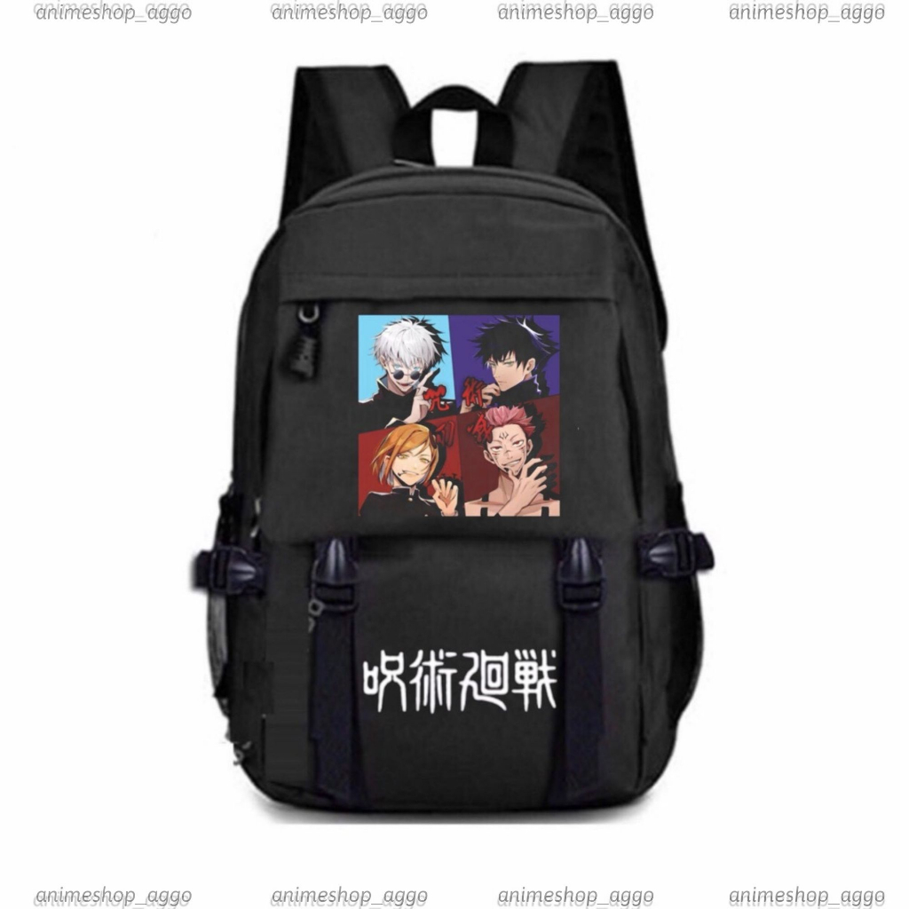 Jutsu KAISEN cartoon GOJO SATORU backpack printed for men and women ...