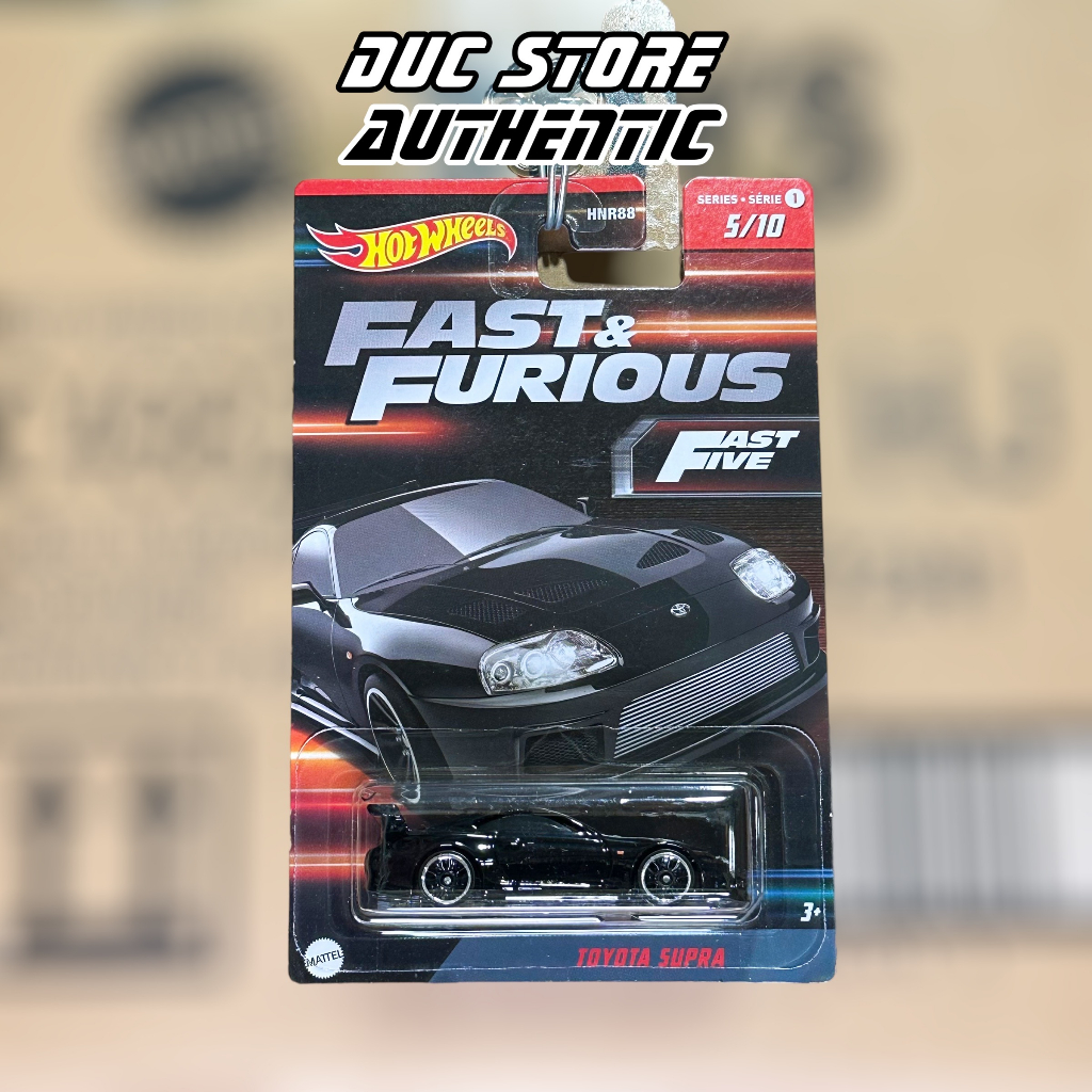 Ducstore Car Model Hnr95 Hot Wheels Mainline Series 2023 Fast And Furious Toyota Supra Black 9684