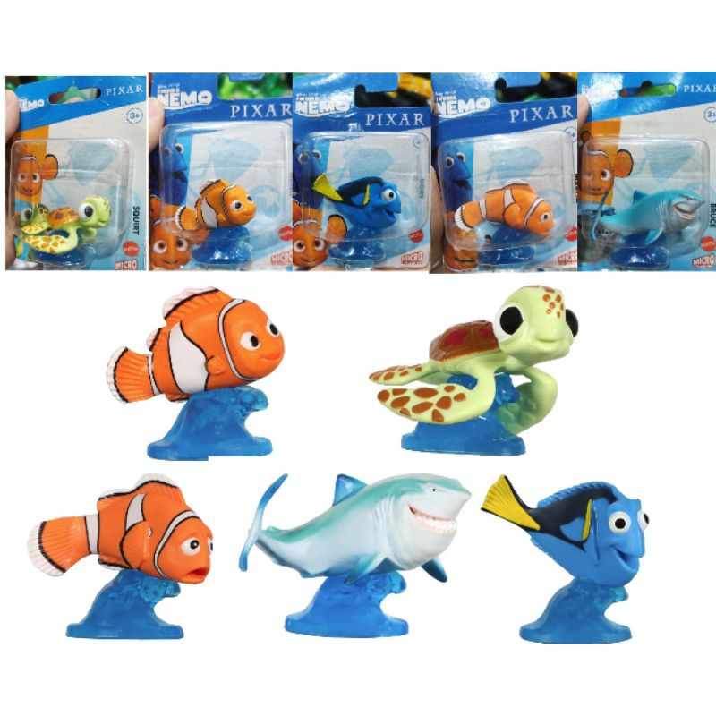 Set Of 5 Cute Disney Finding Nemo Models Fullbox 