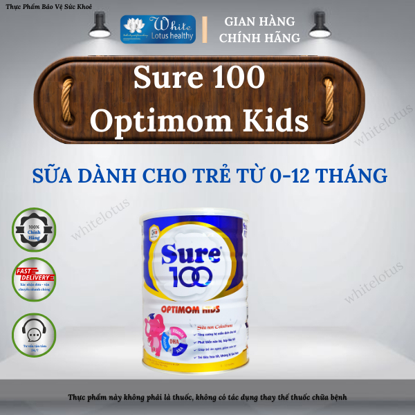 Sure 100 Optimom Kids - Nutritional milk powder H/900g) | Shopee Malaysia