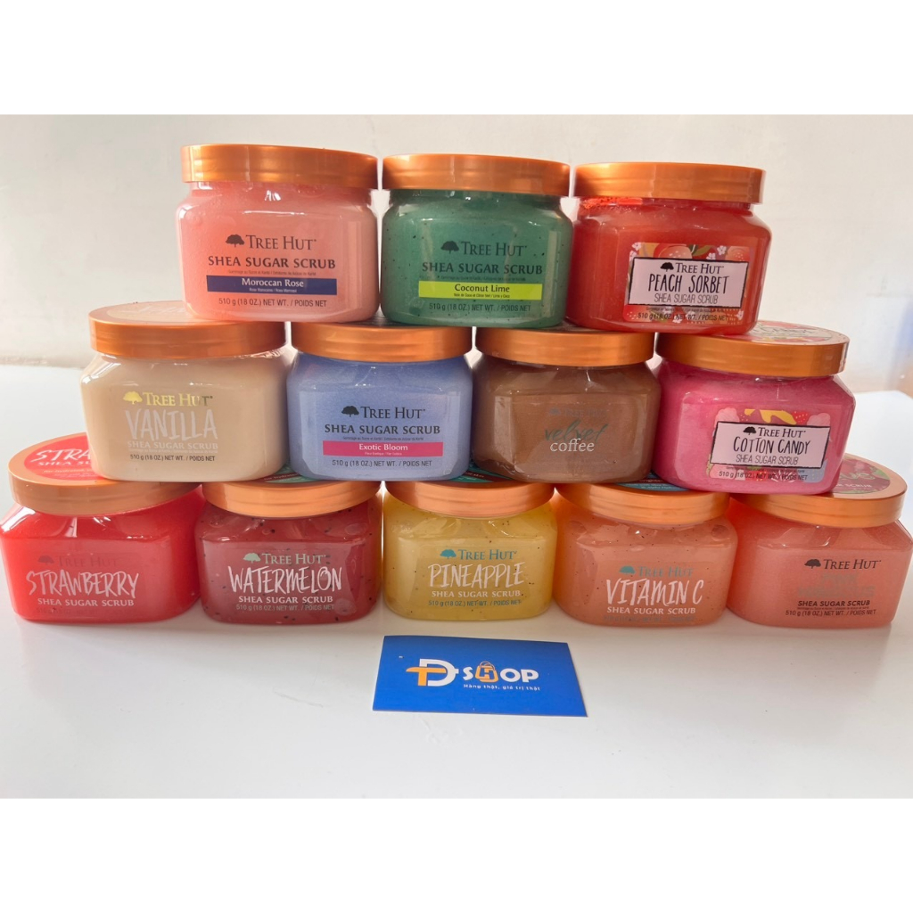 Exfoliating Of Famous Brands (Tree hut, Dove, Dr Teal'S) Shopee Malaysia