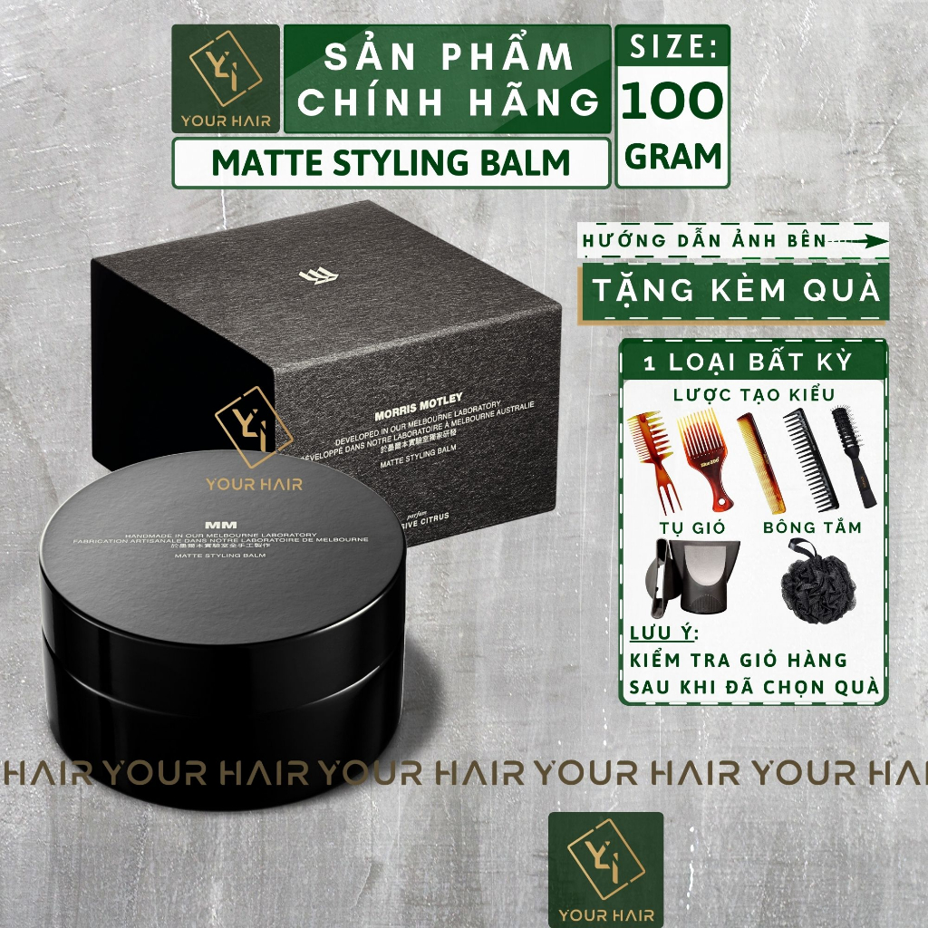 Morris Motley Matte Styling Balm 100g Shopee Malaysia