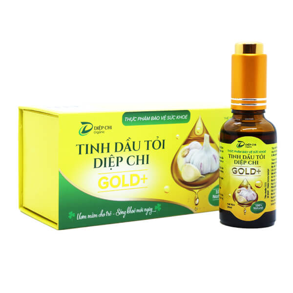 Organic Gold + Chlorophyll Garlic Oil + Helps Children Reduce Runny
