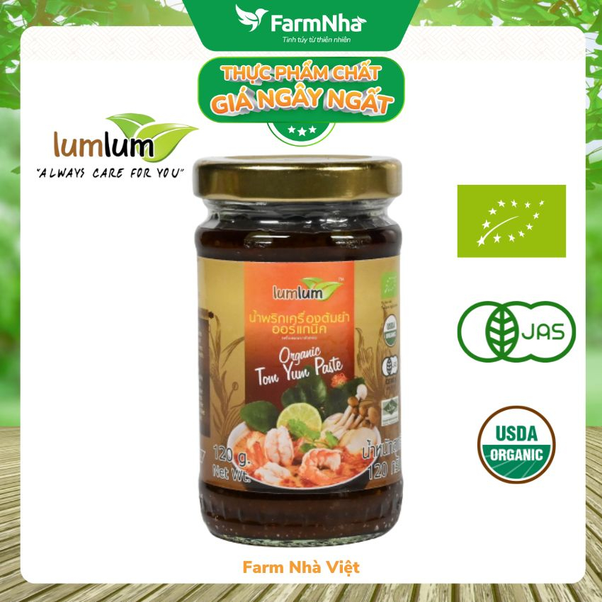 Organic Tom Yum Sauce 120g Lumlum Organic Tom Yum Sauces Pure Thai Flavor Shopee Malaysia 3883