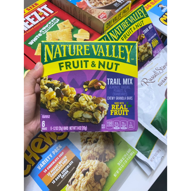 Natural VALLEY FRUIT & NUT CHEWY GRANOLA BAR, TRAIL MIX Shopee Malaysia