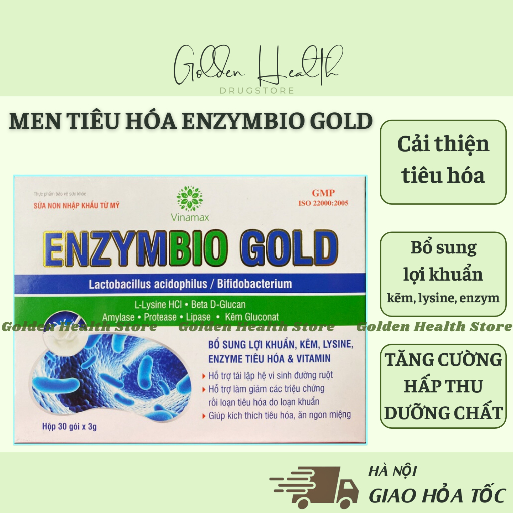 Enzyme Digestion Enzymesio GOLD Beneficial Bacteria, Zinc, Digestive