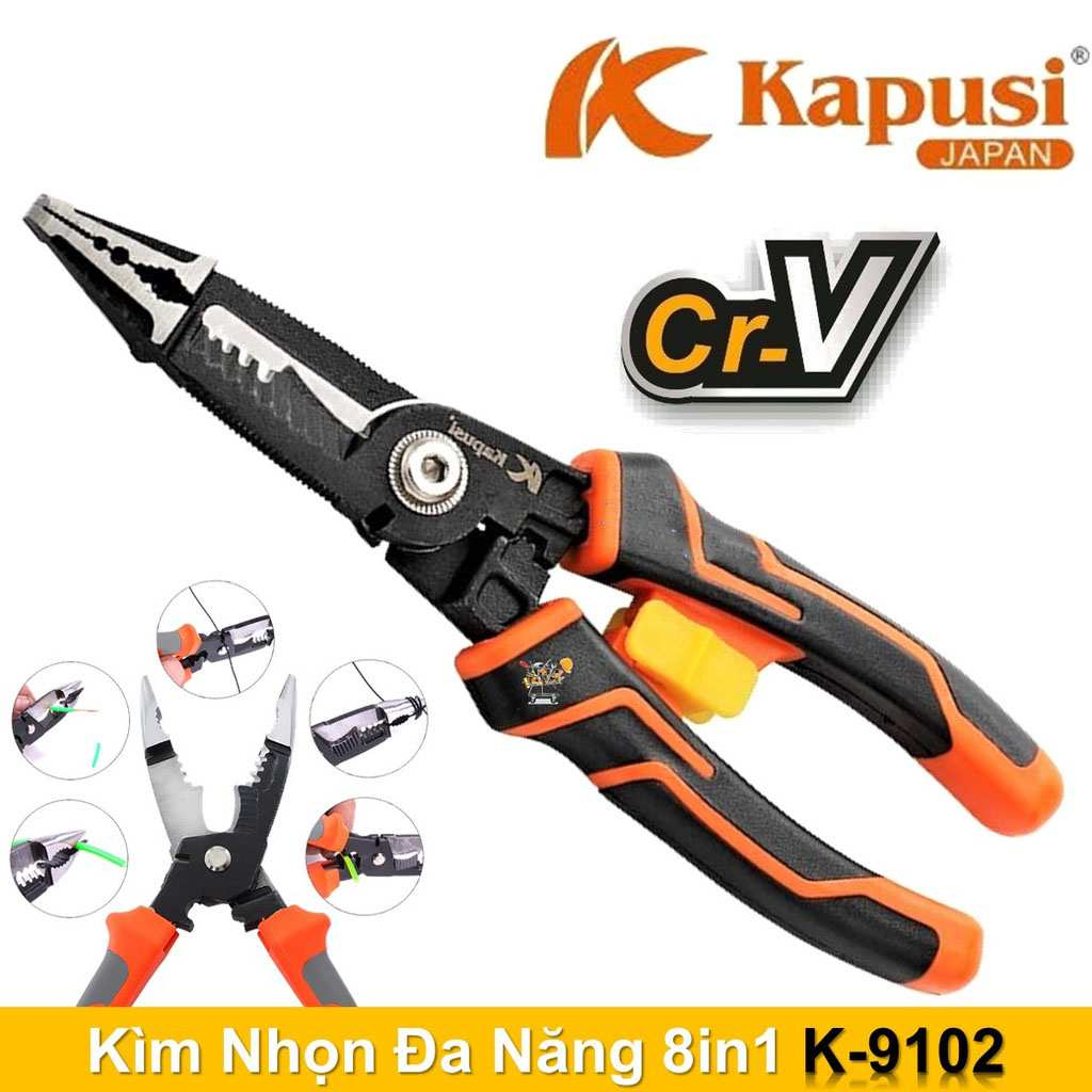 Multipurpose Pliers 8 "/ 200mm In 1 High Quality Super Hard Steel Crv