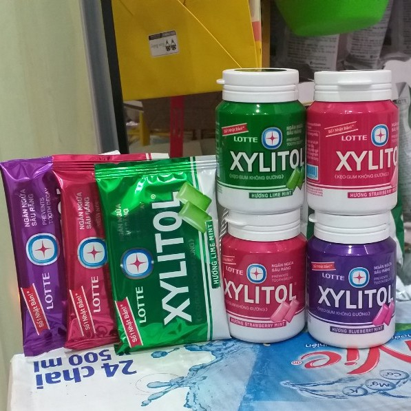 Lotte Xylitol SugarFree gum [Xylitol, Lithiumol, xylytol] Shopee