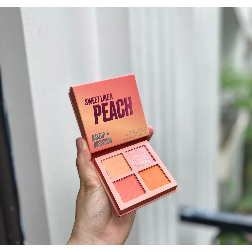Revolution Blush Palette Makeup Obsession Sweet Like A Peach Shopee Malaysia