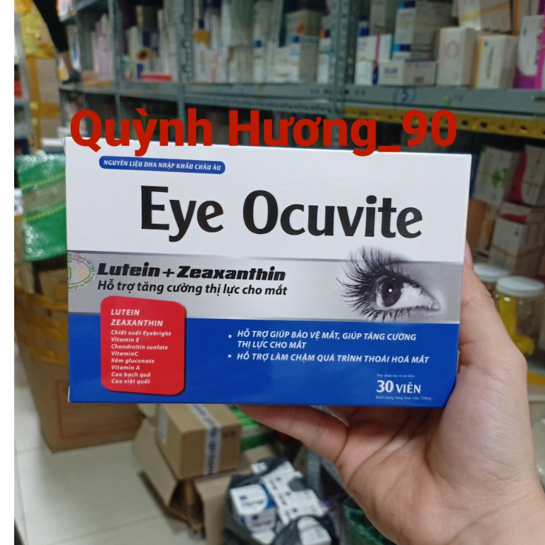 Eye OCUVITE EYE Tonic Pill Box Of 30 Capsules To Help Brighten Eyes
