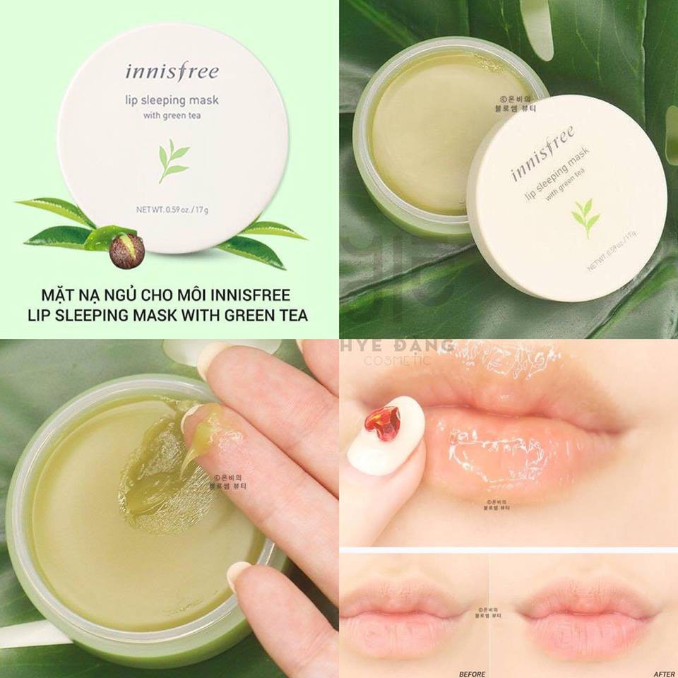 Innisfree Lip Sleeping Mask with Green Tea Shopee Malaysia