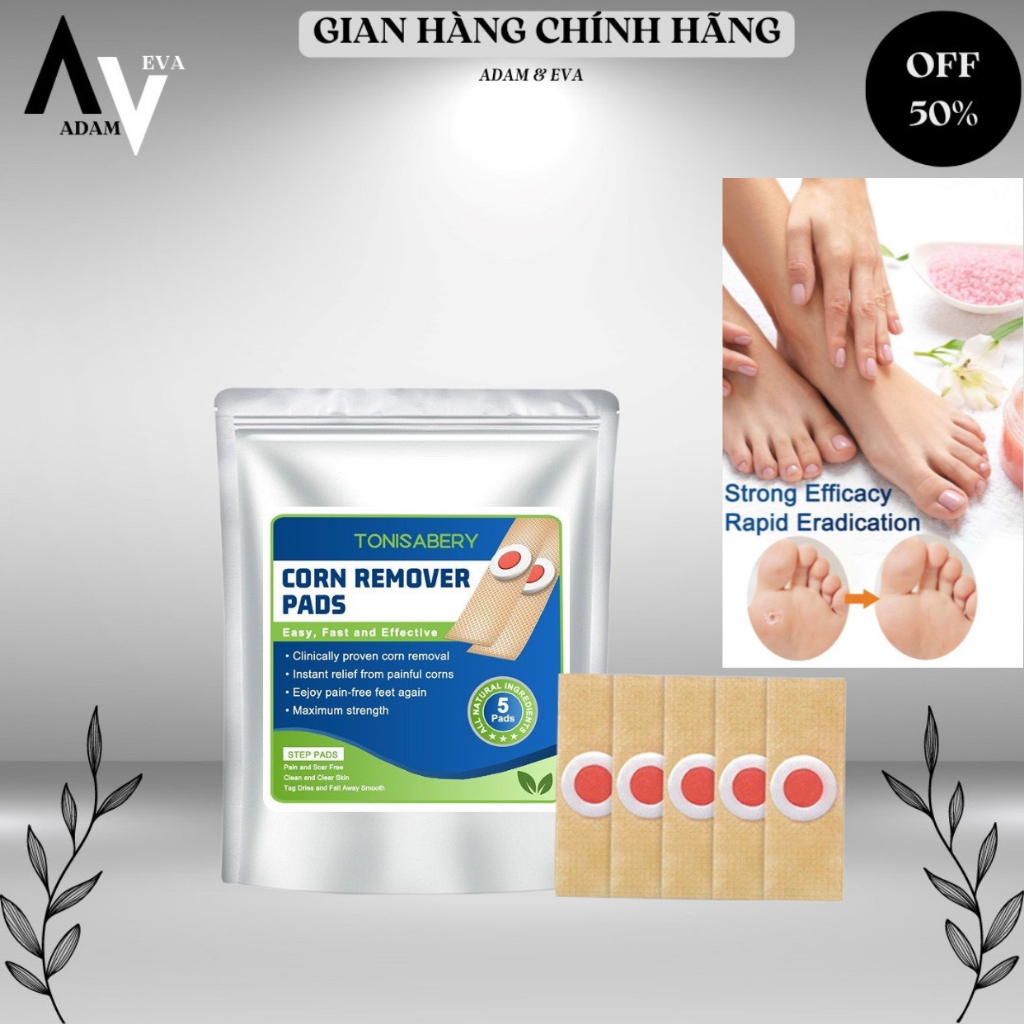 Patch To Remove Hard Calluses, Remove Calluses, Warts, Boils, Calluses (Box Of 5 Pieces