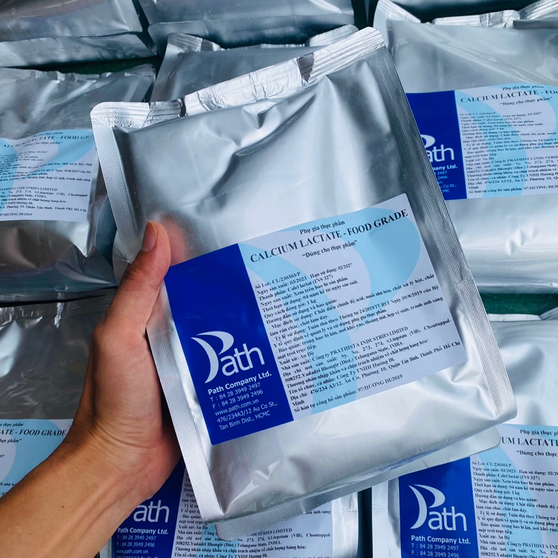 Calcium Lactate Powder Safe Food Additives Shopee Malaysia