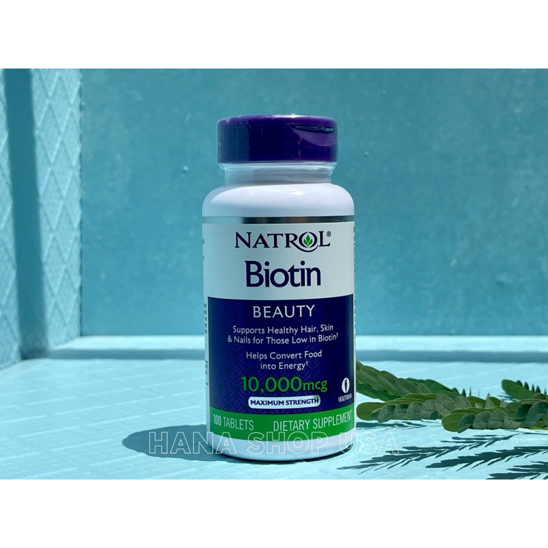 Natrol Biotin 10000 Mcg 100 Tablets Of America | Shopee Malaysia