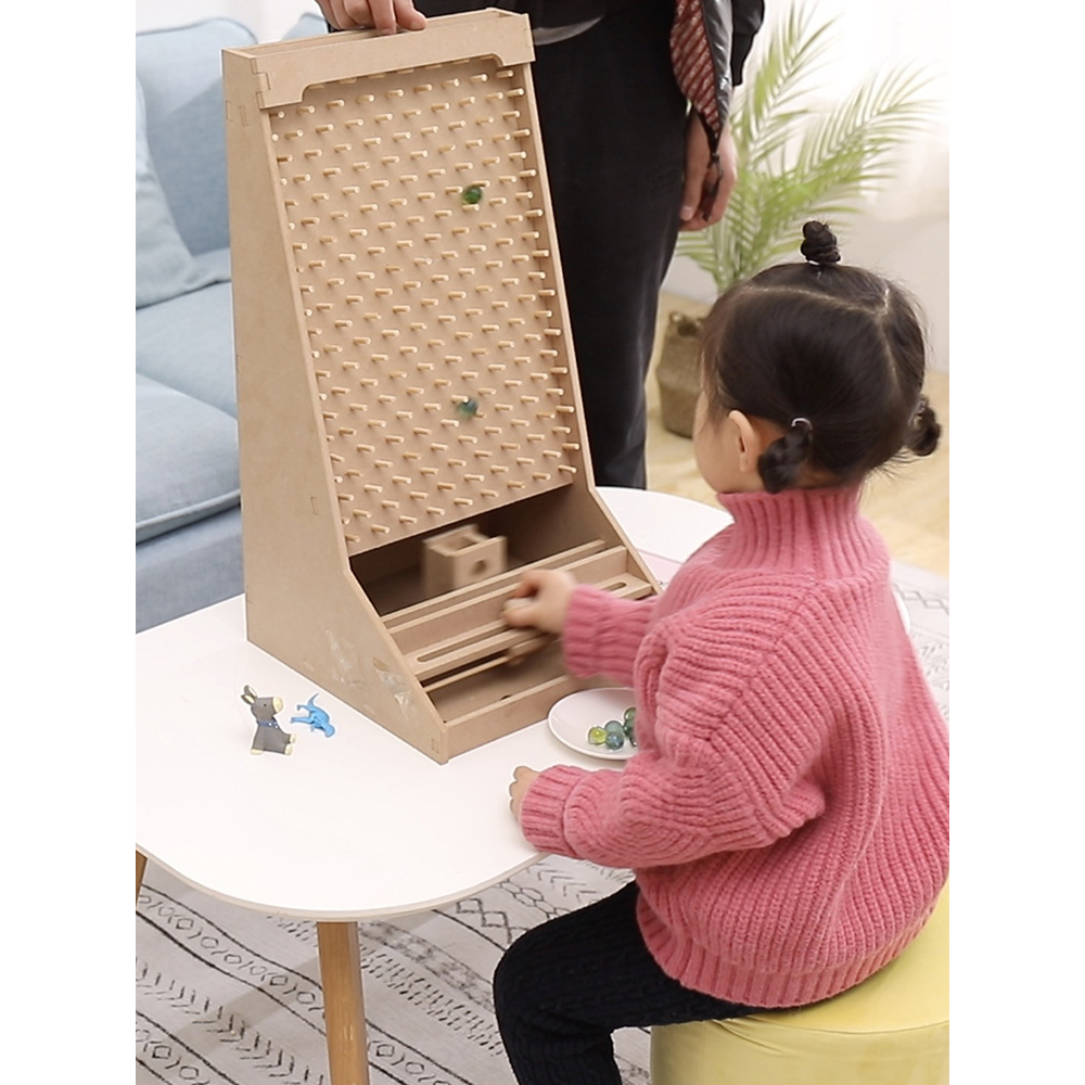 Large ZICZAC Ball Drop Interactive Game For Baby Reflexes, Fun ZICZAC