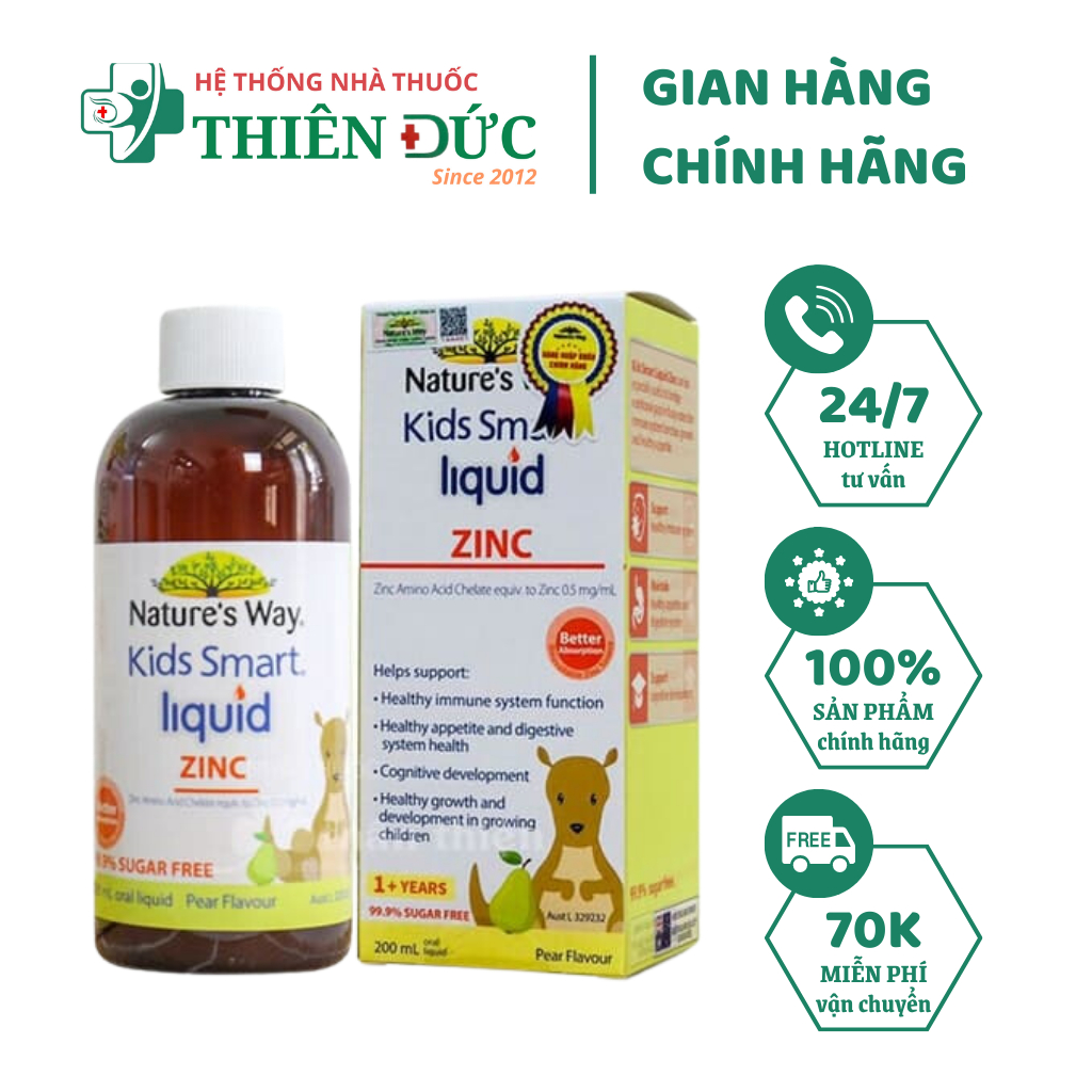 Nature's Way Kids Smart Liquid ZinC ZinC Supplement Is Good For The