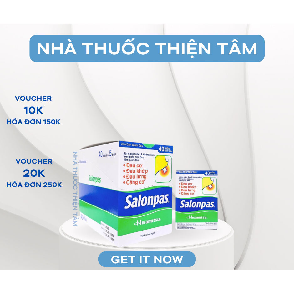 Salonpas Pain Relief Patch [Pack Of 10 Pieces Box Of 20 Pieces