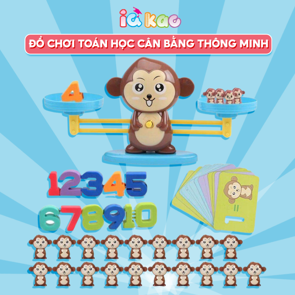 Smart Monkey Balance Math Toys, Help Children Develop Arithmetics And