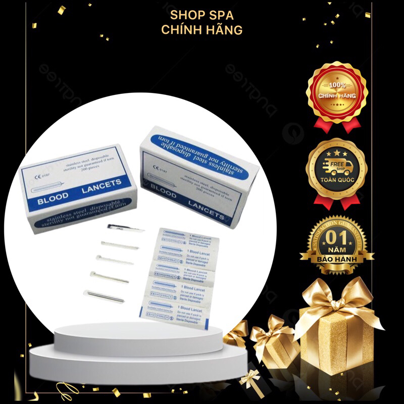 Acne Needles / Box Of 200 Needles To Squeeze Acne Stinging Blood