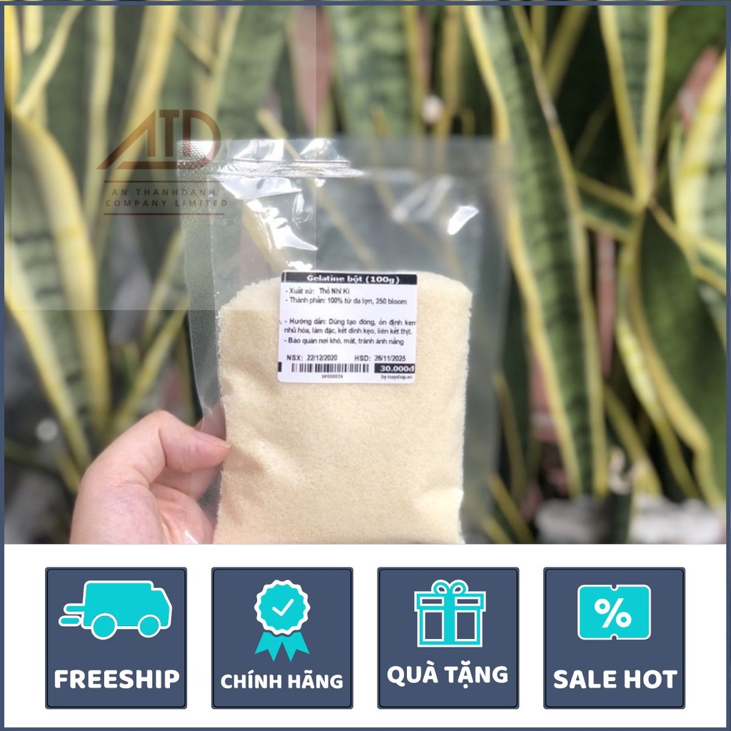 Bloom Powder Gelatine 150 (100g) Shopee Malaysia