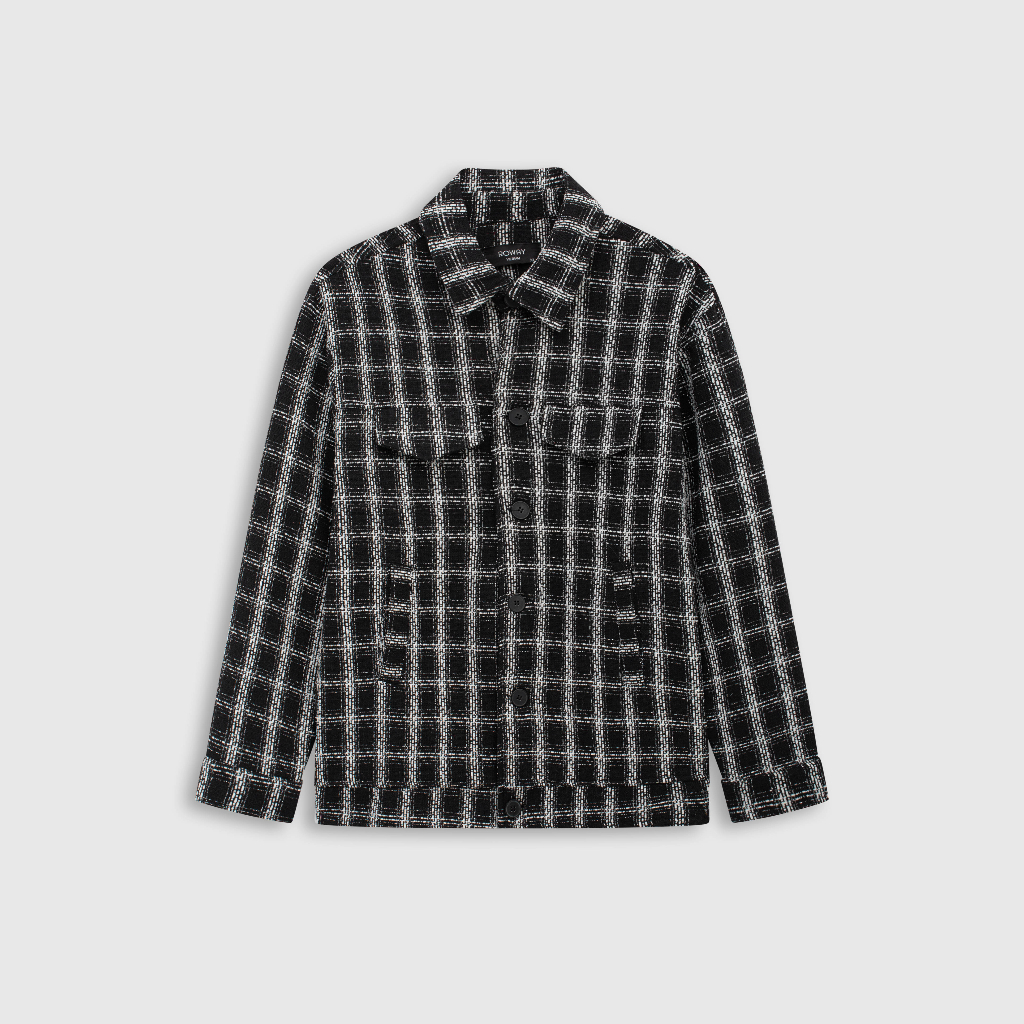 Jacket ROWAY high quality tweed fabric | Black Umbrella | Shopee Malaysia