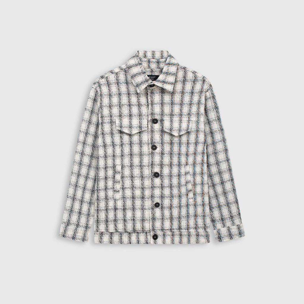 Jacket ROWAY high quality tweed fabric | White Umbrella | Shopee Malaysia