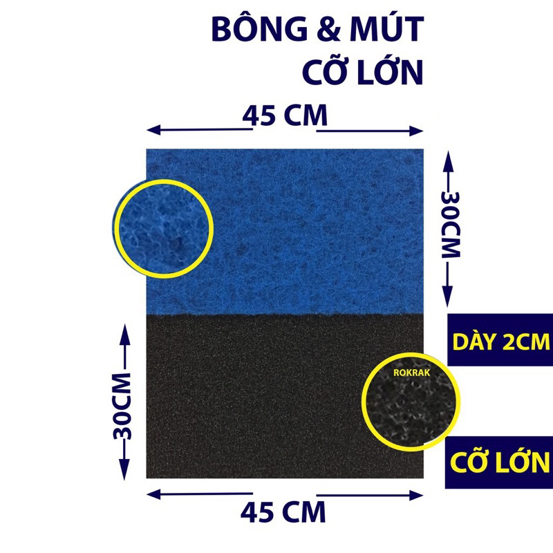 Big Black And Blue Water Filter Cotton Ball 2 Colors Creates