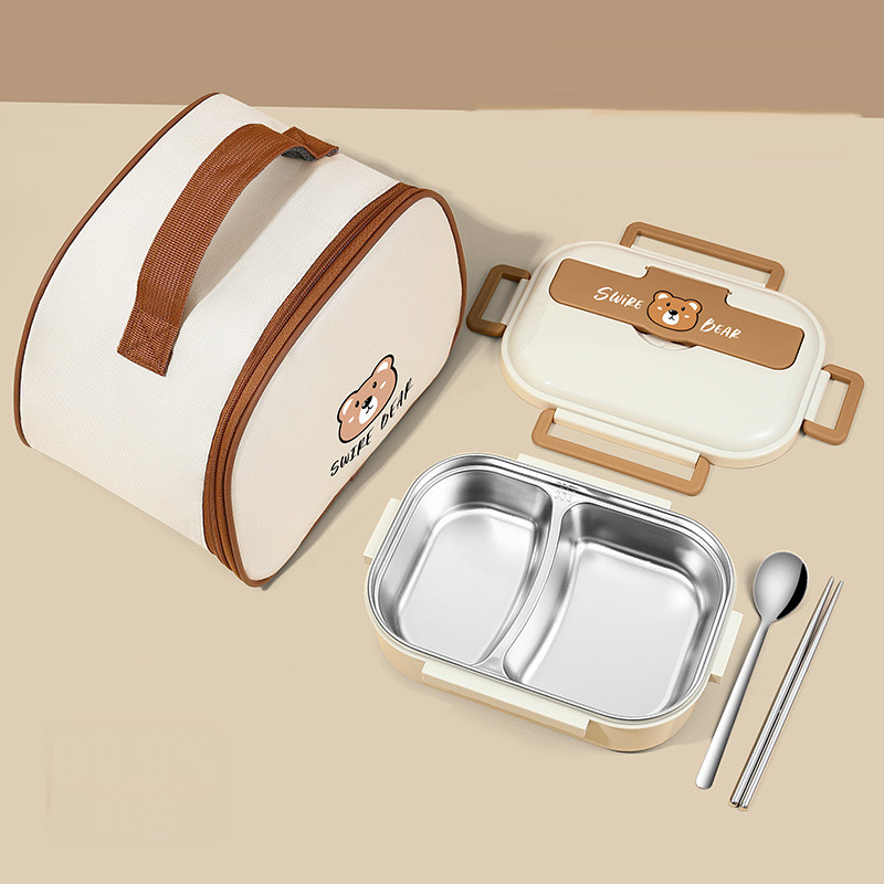 Lunch Box, HeatRetaining Lunch Box, 304 Stainless Steel Office Lunch