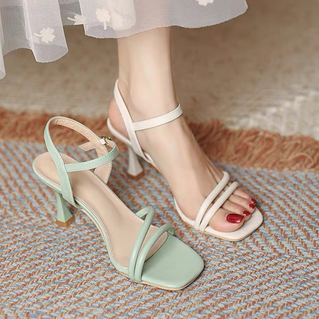 Stiletto High Heel Sandals Korean Style 6p Women s High Heel Sandals CODE Q1 Shopee Malaysia