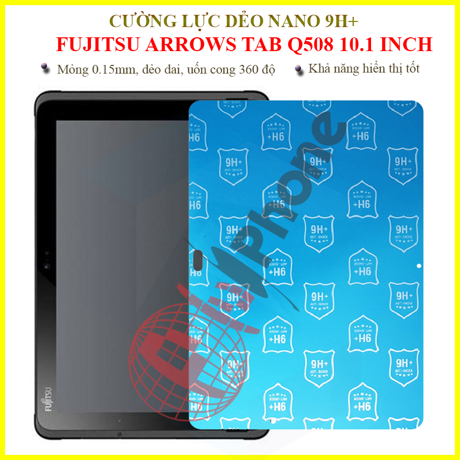 Clear or rough nano flexible tempered film for Fujitsu Arrows Tab Q508 ...