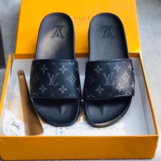 kasut lelaki ◣100% Original ◢ New Monogram Lv Louis Vuitton Men slipper men  sandal lelaki