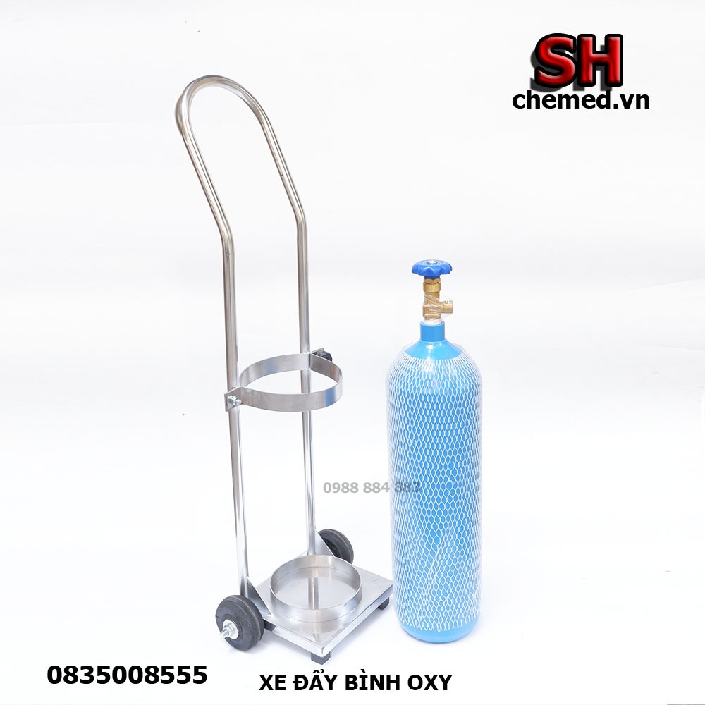 OXY 2wheeled Oxygen Trolley For Medical Use Dedicated To Pushing