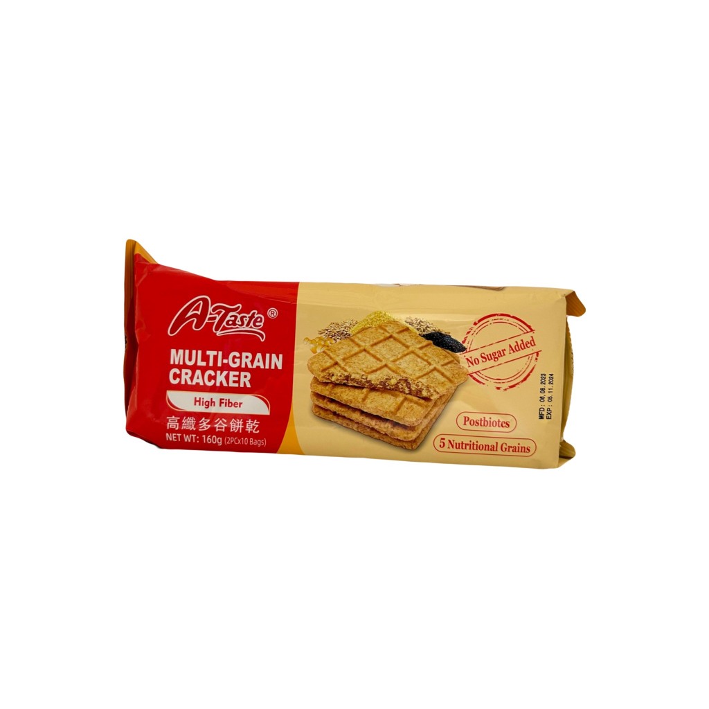 A Taste Multi Grain Cracker High Fiber Cake In Red 160g | Shopee Malaysia