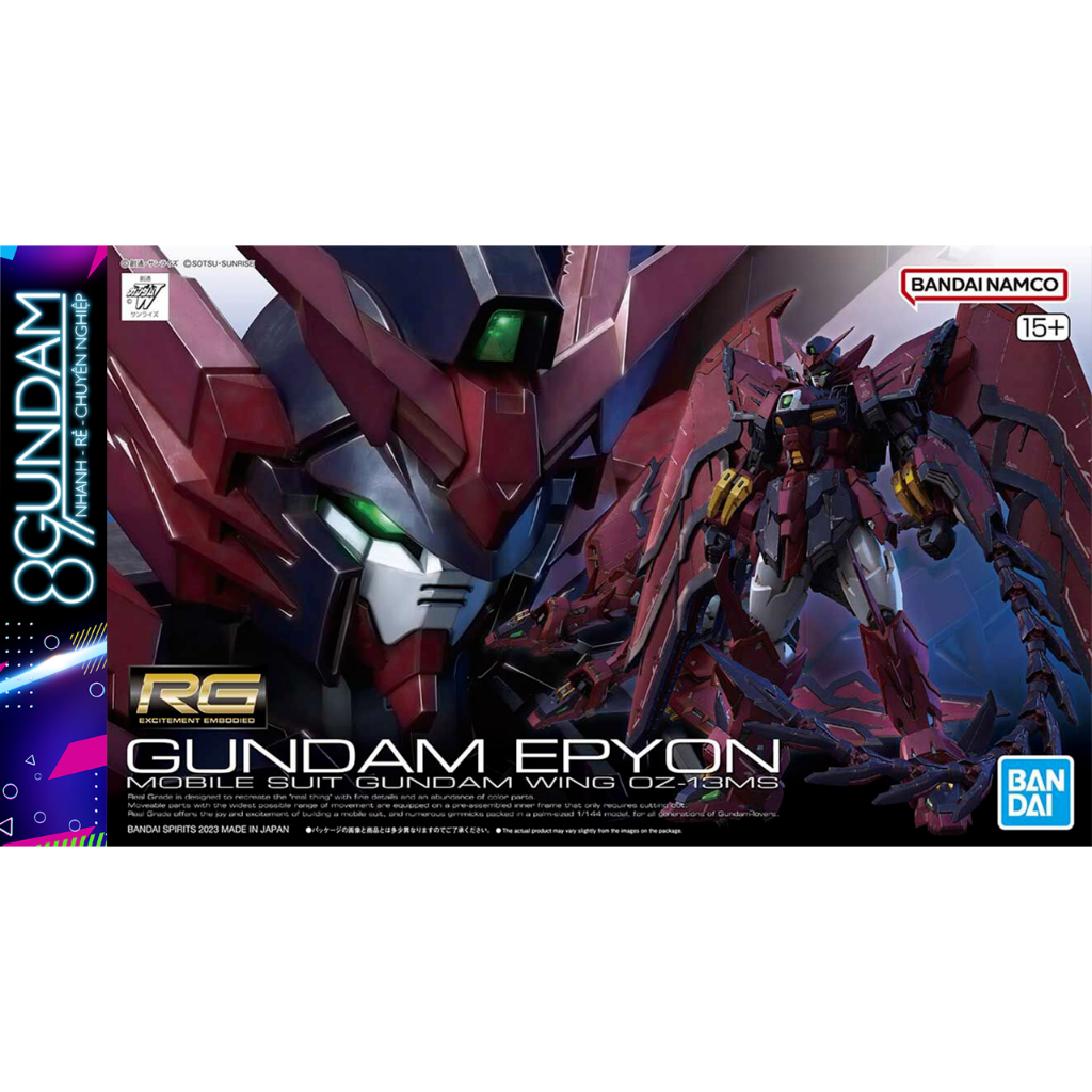 Gundam RG Epyon Assembly Model (with decal) | Shopee Malaysia