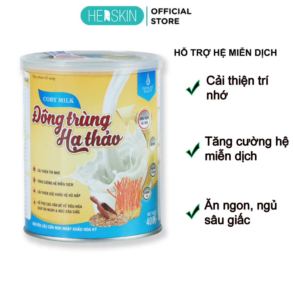 Coby Milk Herskin Cordyceps Milk 400g helps the body strengthen the ...