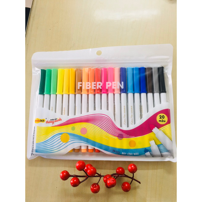 Fp-c03 colored markers (20 colors/bag) | Shopee Malaysia