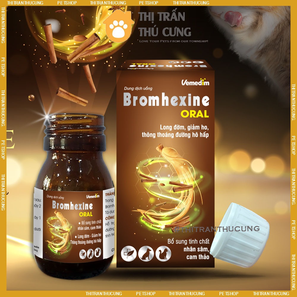 Vemedim Bromhexine Oral Helps Long Phlegm, Reduce Cough, Clear The