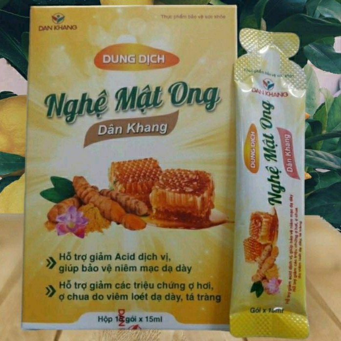 Box Of 15 Packs Of Honey Turmeric Solution To Protect The Stomach Of