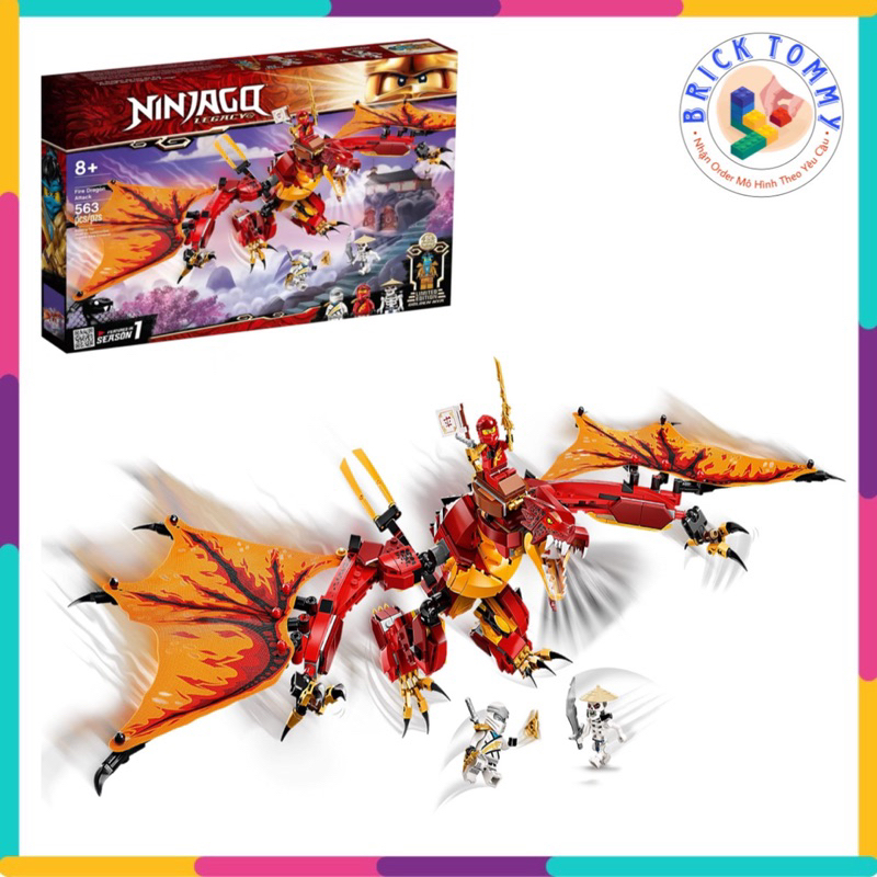 Assembly Model Ninjago Legacy 07080 Fire Dragon Attack | Shopee Malaysia