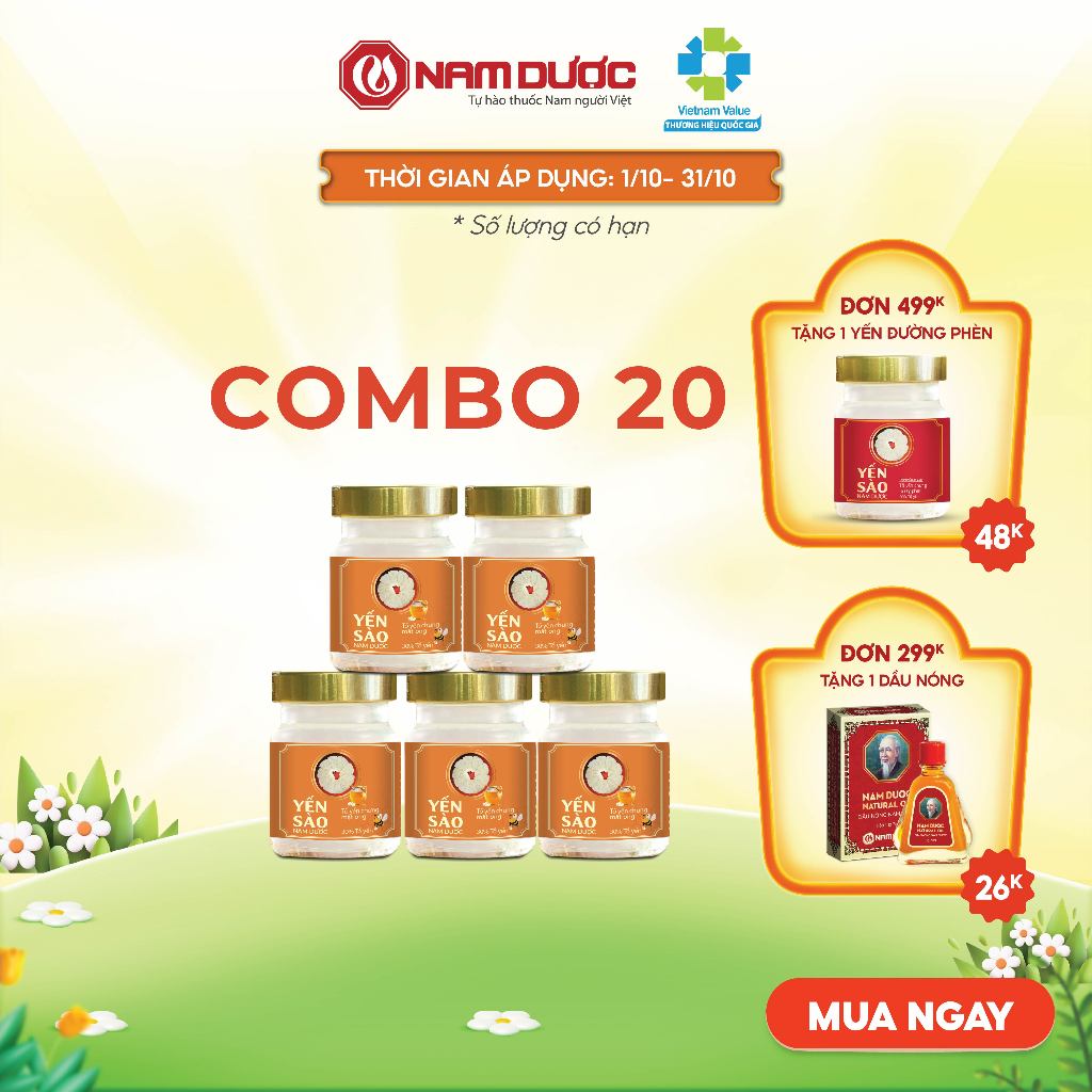 Of 20 Jars] Nam Pharmaceutical Bird'S Nest Distilled Honey Nest