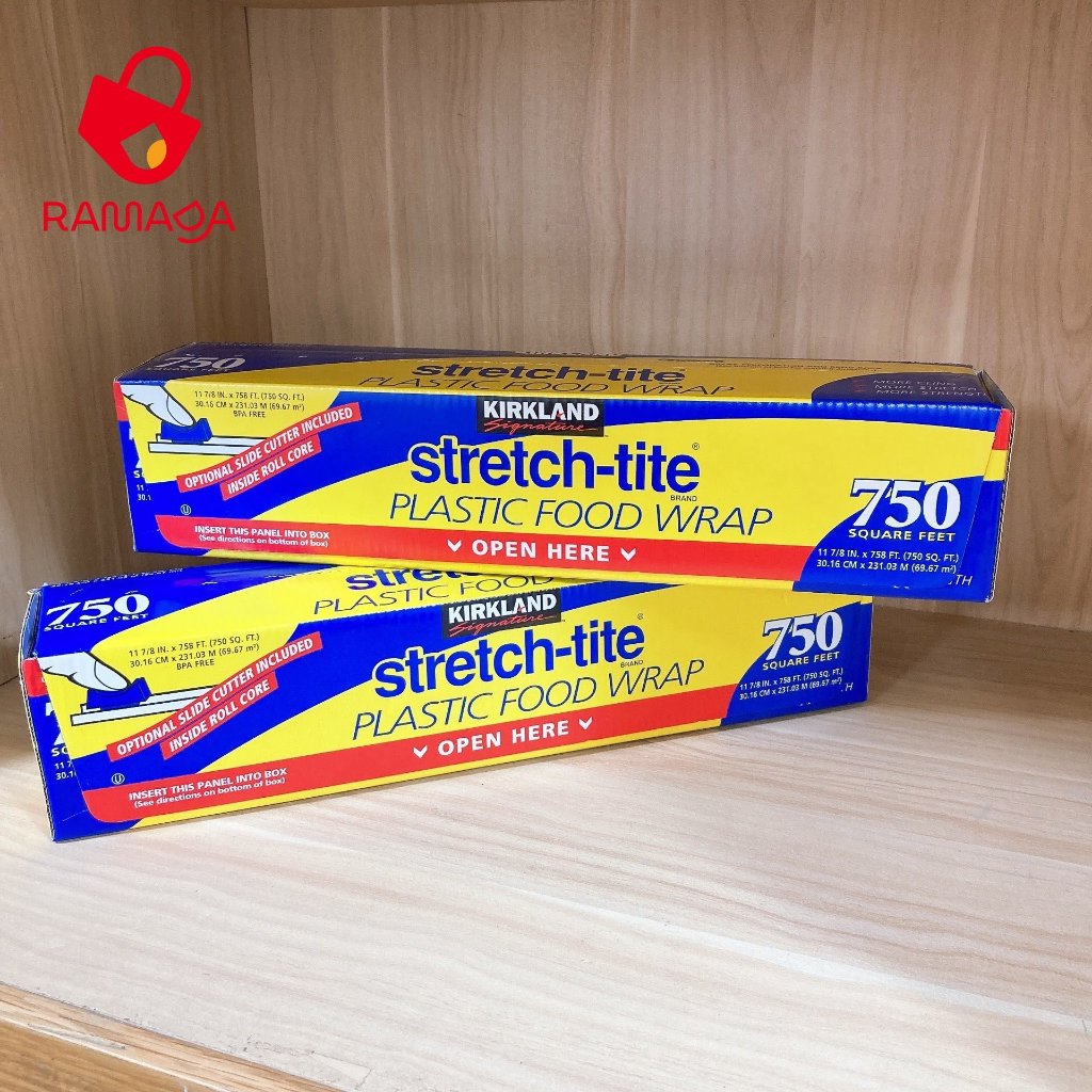 Kirkland Signature Stretch Tite 750ft Genuine Us Food Wrap Shopee